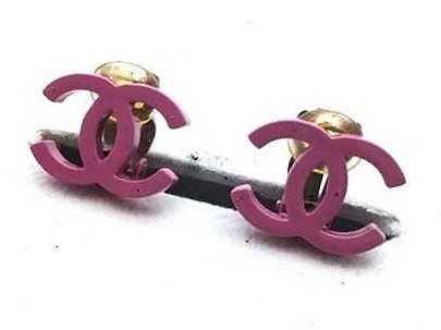 シャネル買取 イヤリング ココマーク ピンク